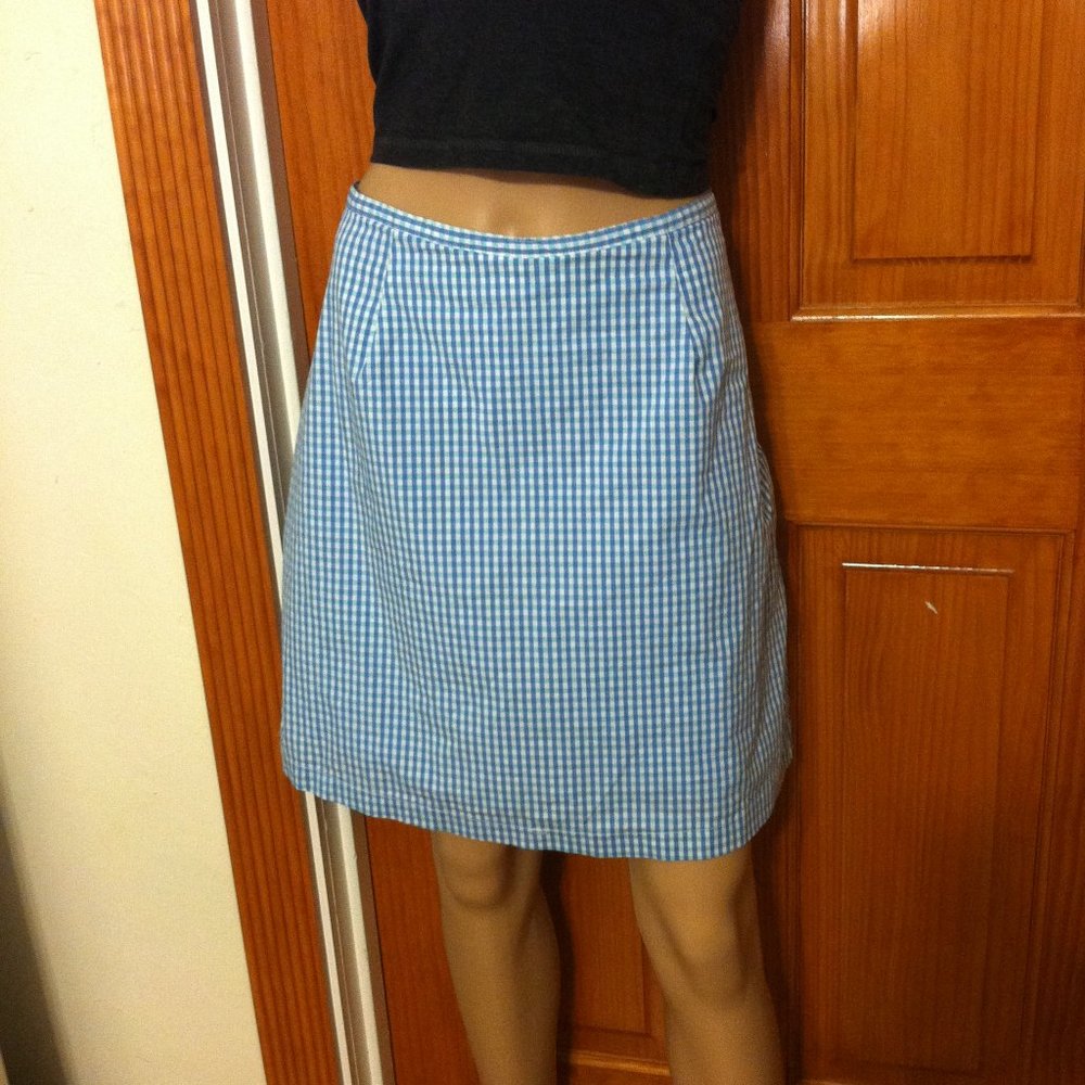 Vintage 90's Kim Rogers Gingham Skort